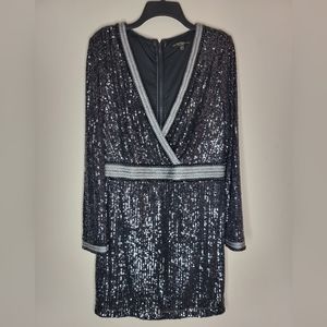 Guess . Dress . Xtra Large . Black / Grey